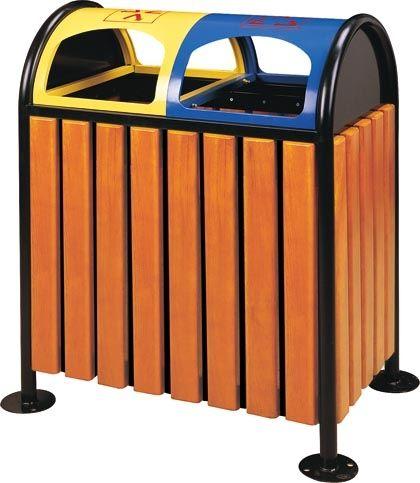 产品频道 工程机械 市政环卫设备 环卫垃圾桶 宜昌钢木分类垃圾桶
